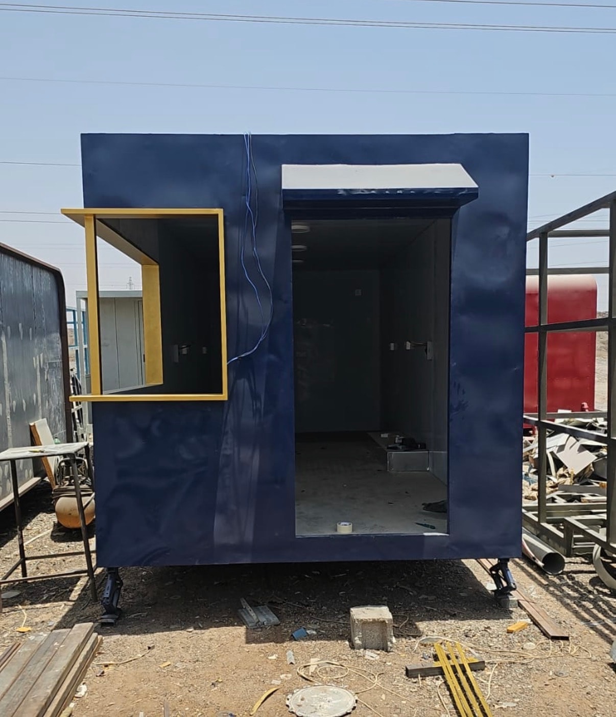 DIF Cafe kiosk — under construction